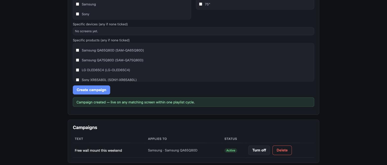 A ConsumeX platform dashboard